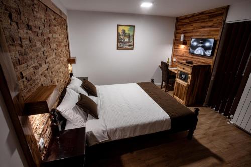 Postel nebo postele na pokoji v ubytování Vila ZLATARSKA PAHULJA