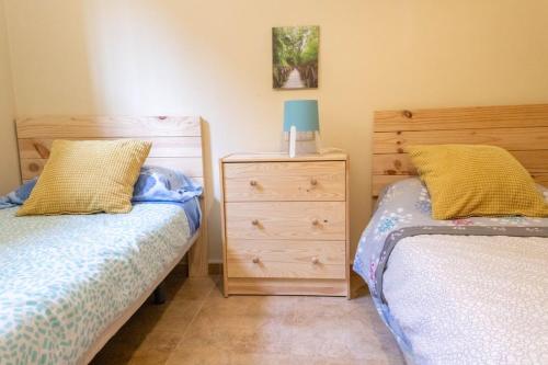 Postel nebo postele na pokoji v ubytování Apartamento Turístico Javalambre