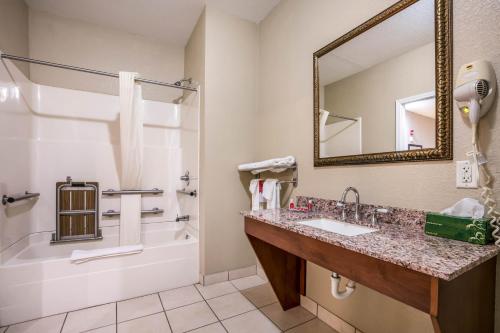 Bathroom sa Econo Lodge Inn & Suites Horn Lake