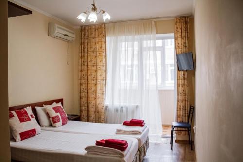 Cama o camas de una habitación en Guest House Elena