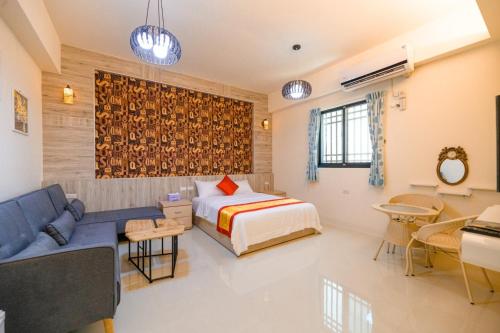 Χώρος καθιστικού στο Beautiful Homestay