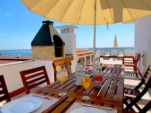 Rooftop Olhao-Algarve Apartamento com terraco vista mar