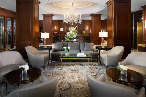 Χώρος καθιστικού στο The Townsend Hotel