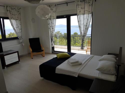 Krevet ili kreveti u jedinici u objektu Holiday home in Crikvenica 41598