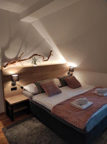 Postel nebo postele na pokoji v ubytování Rezidence VOGELSANG