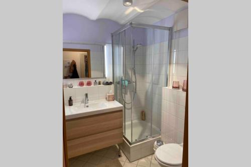 City Apartment tesisinde bir banyo