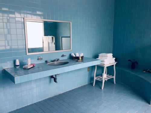 Ванная комната в Antigua Casa de la Alameda