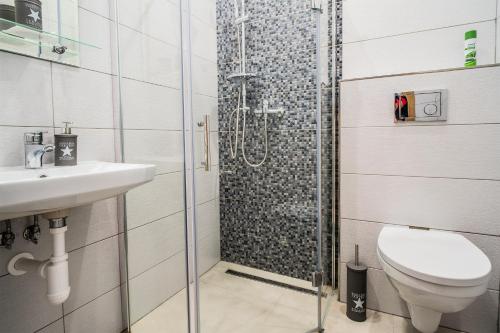 Ένα μπάνιο στο Apartmán Strážky