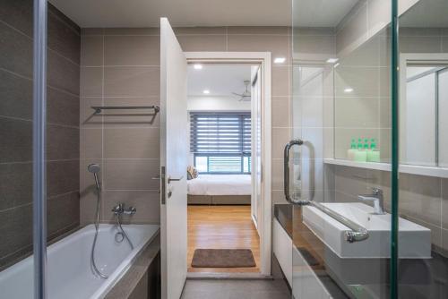 Bilik mandi di Iskandar Residences 3 Bedroom