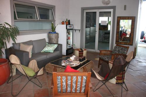 Ruang duduk di Vondelhof Guesthouse