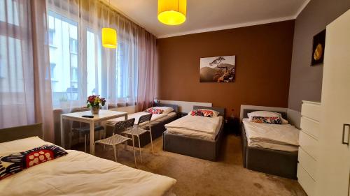 Кровать или кровати в номере Hostel Moderna Rest