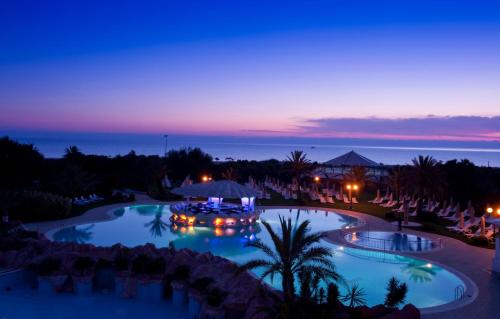 Vaizdas į baseiną apgyvendinimo įstaigoje Regency Tunis Hotel arba netoliese