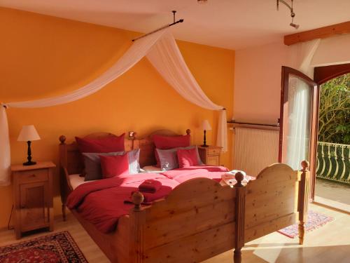 Кровать или кровати в номере * * * * * Villa Zabler