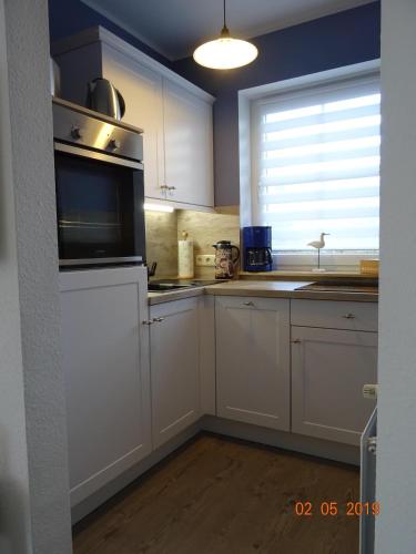 Dapur atau dapur kecil di Birkenstr_14 a Wohnung 9