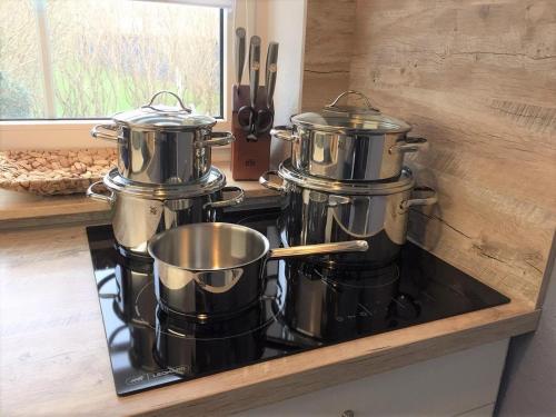 Dapur atau dapur kecil di Birkenstr_14 a Wohnung 9