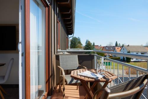 Balkón nebo terasa v ubytování Schneider APARTMENT ALLERSBERG