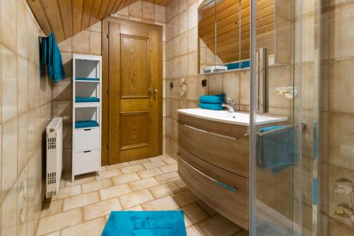 Koupelna v ubytování Ferienwohnung Claudia