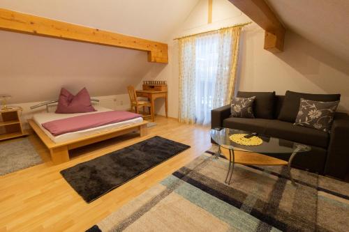 Posezení v ubytování Ferienwohnung Claudia