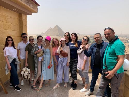 Clients de l'établissement Gardenia Pyramids View Inn - Rooftop