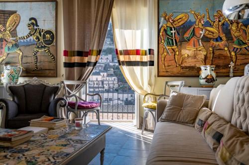 Χώρος καθιστικού στο Jasmine Modica Luxury House