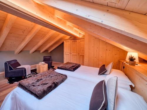 Agriturismo Riniにあるベッド