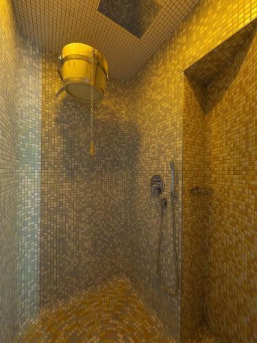 Koupelna v ubytování Zámecký Hotel Zlatý Orel