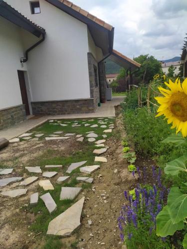 Zahrada ubytování Casa Cotefablo Alojamiento Ara Gavin, Biescas
