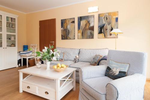 Χώρος καθιστικού στο Heim auf Sylt