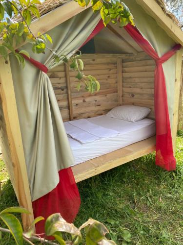 Postel nebo postele na pokoji v ubytování Bodrum Masali Camping