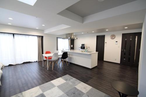 Kuchyň nebo kuchyňský kout v ubytování Hotel Central Yokohama
