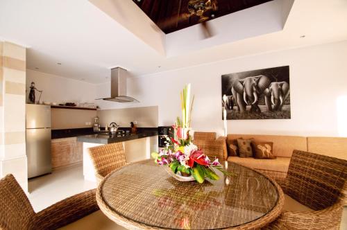 Posezení v ubytování Taman Kesari Villas