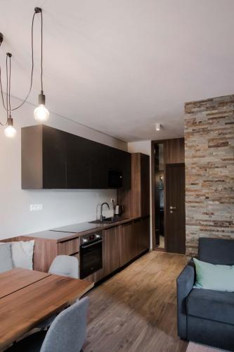 Η κουζίνα ή μικρή κουζίνα στο Apartmán Lúčnica