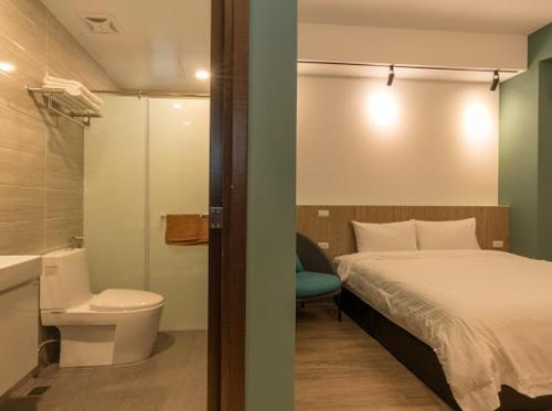 Koupelna v ubytování Yujing B&B 2