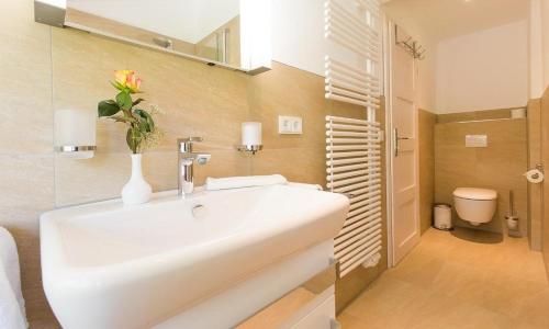 Koupelna v ubytování Dünenblick 02