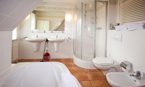 Kylpyhuone majoituspaikassa Worpswede