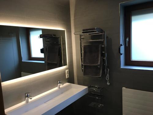 Kúpeľňa v ubytovaní Haus Wolfi