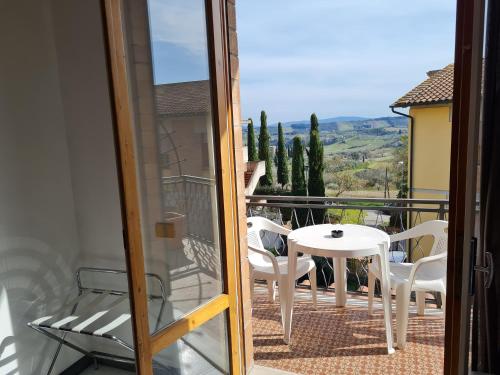 Balkoni atau teres di Hotel Da Graziano
