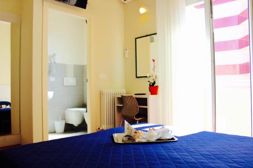 Koupelna v ubytování Hotel Fedora Rimini