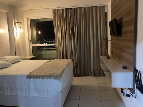 Katil atau katil-katil dalam bilik di Studio Business West Flat