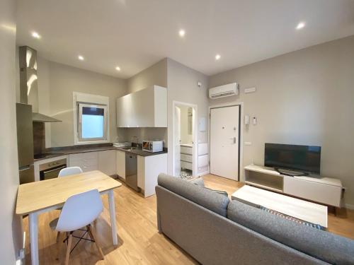 Kuchyňa alebo kuchynka v ubytovaní Apartamentos MIRADOR DEL TRANSITO