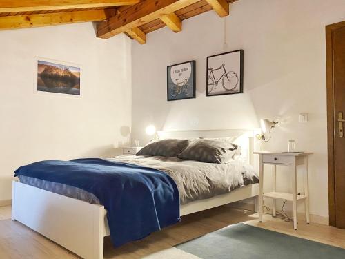 Katil atau katil-katil dalam bilik di Bed & Breakfast Ligont