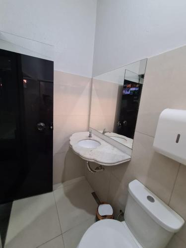 Ένα μπάνιο στο Hotel Entre Rios