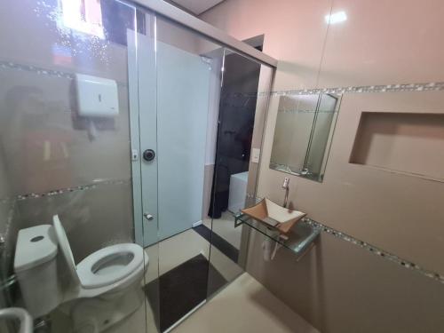 Ένα μπάνιο στο Hotel Entre Rios