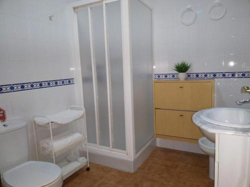Kúpeľňa v ubytovaní Alojamiento Árdales