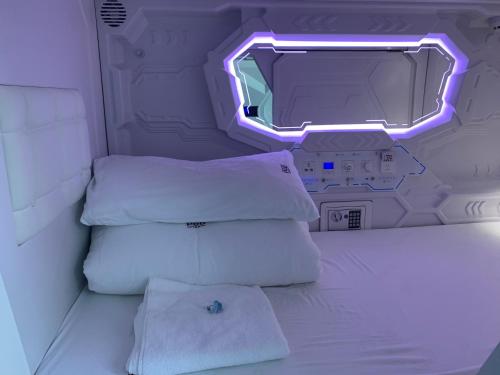 Cama o camas de una habitación en Pod Inn