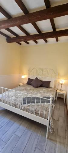 a bedroom with a large bed in a room at Soggiorno dell Agnolo in Florence