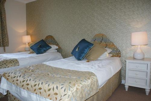 Glan Aber Hotelにあるベッド
