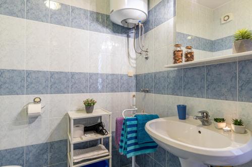 Koupelna v ubytování Apartments Banko