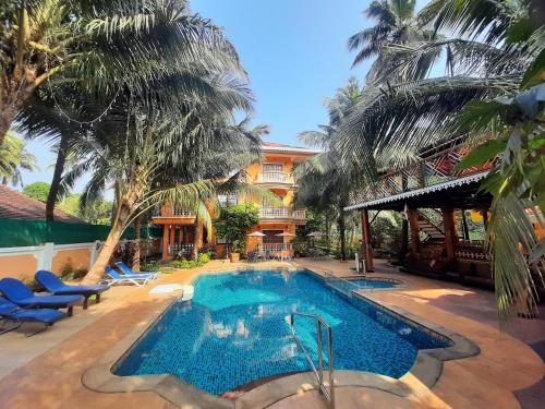 Swimmingpoolen hos eller tæt på Resort Palmeiras Dourado