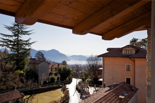 a view from the roof of a house at Hotel Milano & Apartments in Miazzina